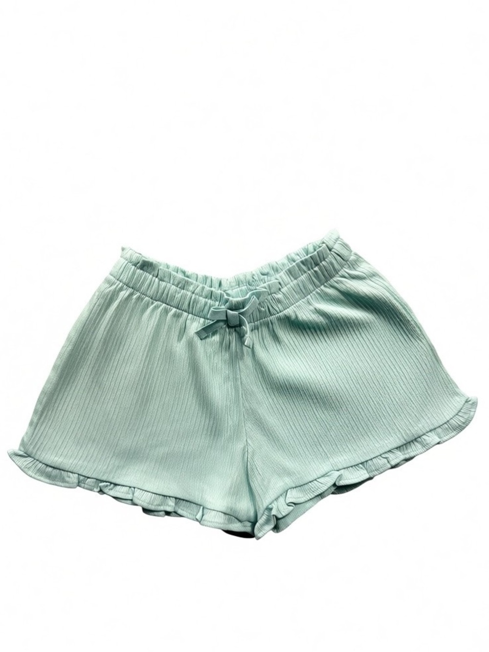 5T The Children's Place Mint Tea Green Ribbed Shorts Ruffle Hem 4 AVAILABLE!